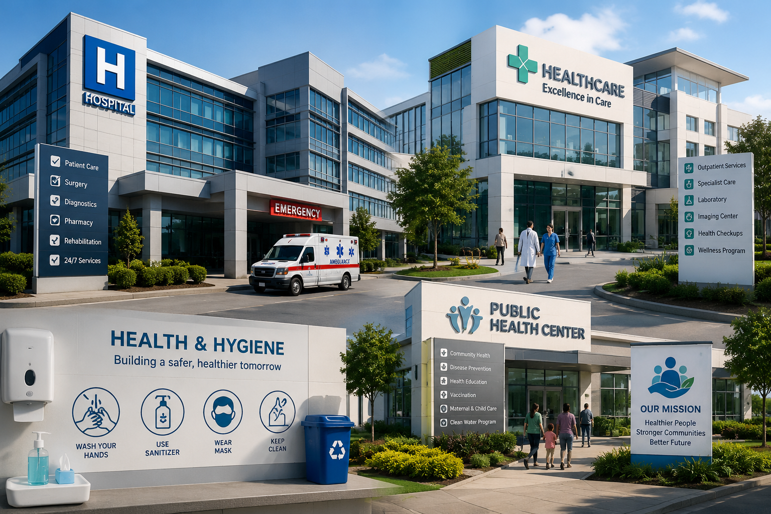 Ansari Project Management helps small health, healthcare, and hygiene organizations, businesses, and companies