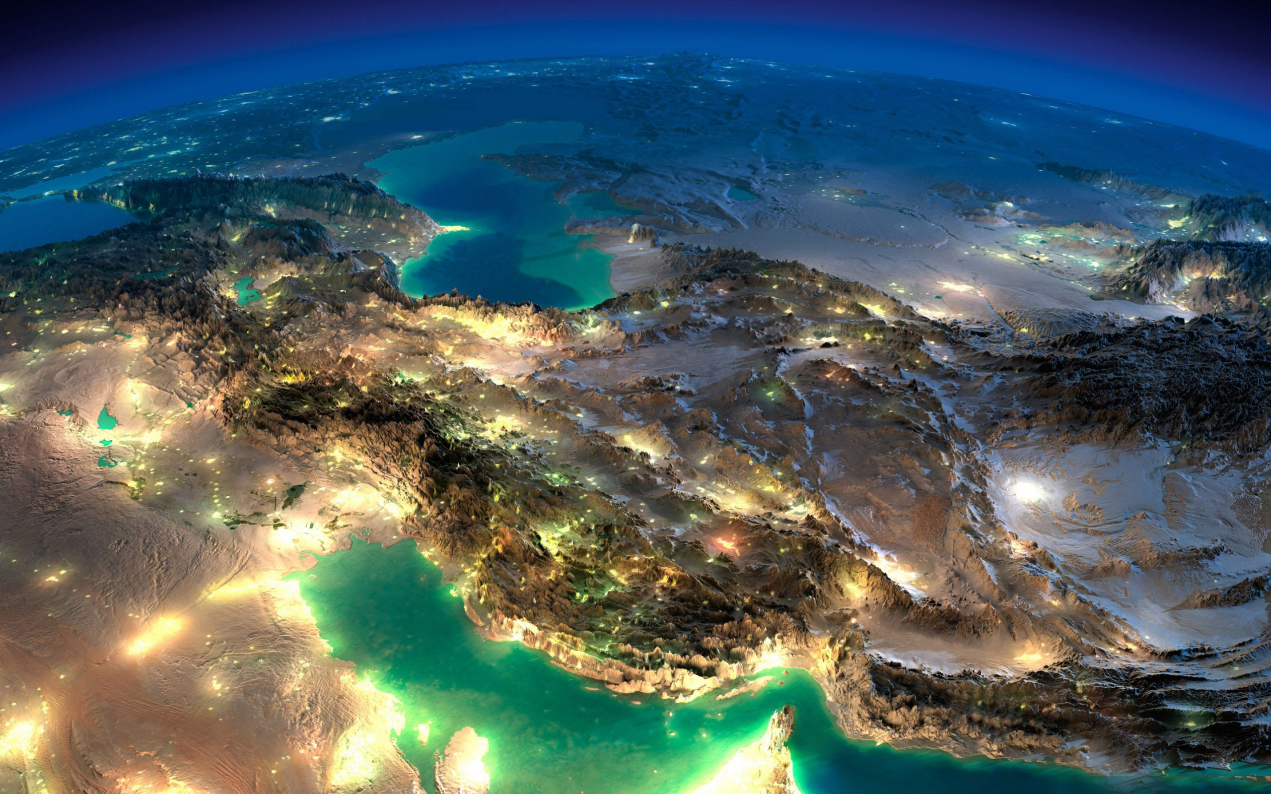 Iran from space